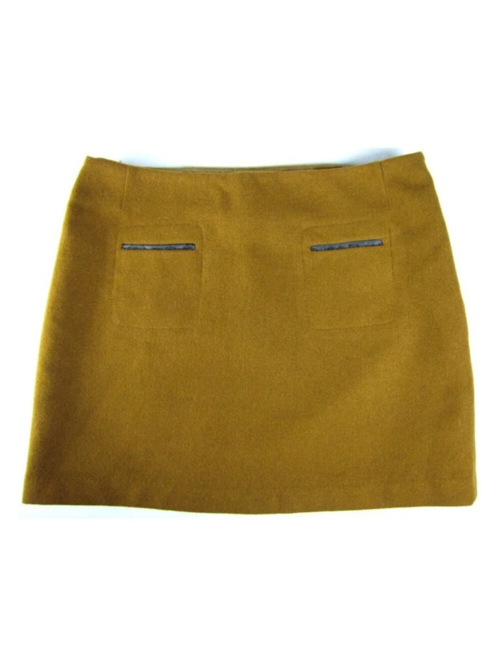 SALE! Wool Brown Short Mini Skirt